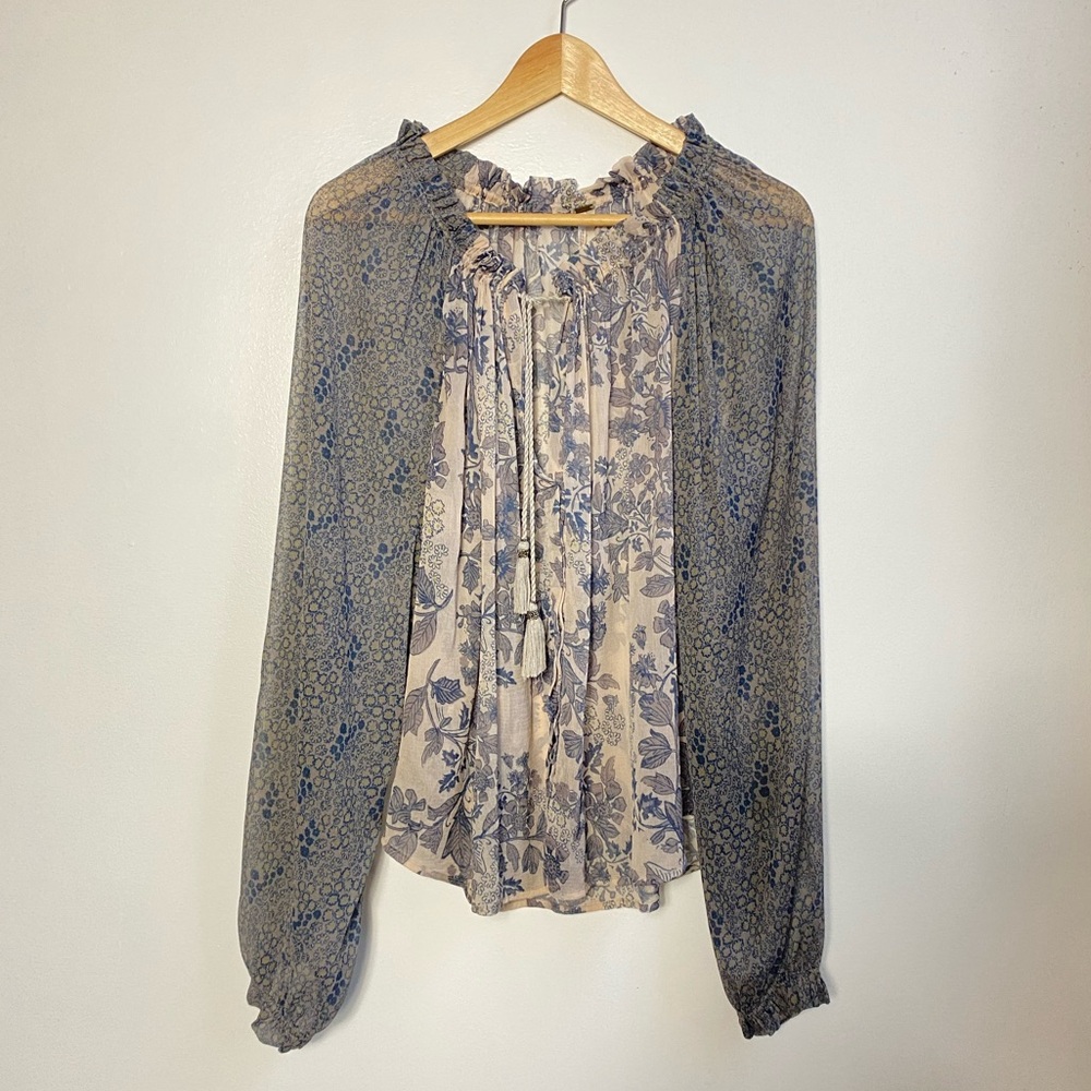 Free People Hendrix Peasant Blouse